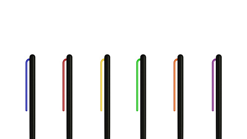 Шариковая ручка Pininfarina GrafeeX с красным клипом