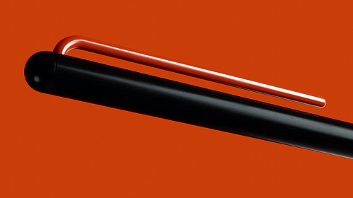 Шариковая ручка Pininfarina GrafeeX с оранжевым клипом