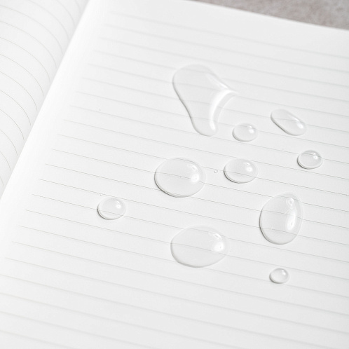 Тетрадь принт Pininfarina Stone Paper черная 14х21см каменная бумага, 64 листа, линованная, мягкая обложка