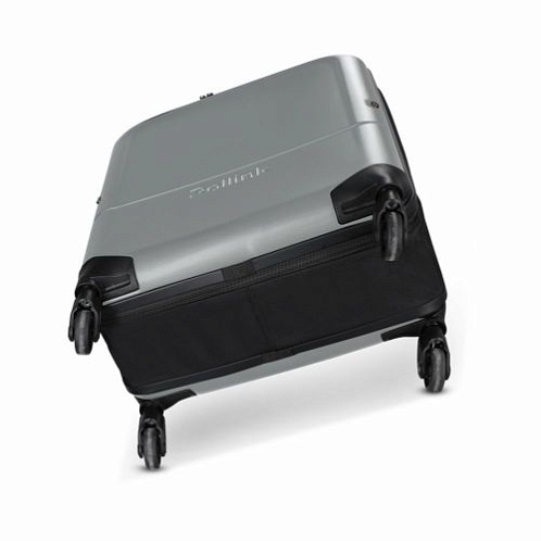 Чемодан складной Rollink FLEX LIGHT 55x40x20 см, 4 колеса, светло-серый