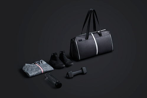 Спортивная сумка FlexPack Gym 49х26х23 см, темно-серая