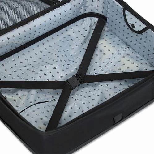 Чемодан складной Rollink FLEX LIGHT 55x40x20 см, 4 колеса, черный