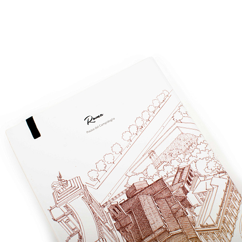 Тетрадь Pininfarina Stone Paper ITALIAN BEAUTY ROMA 14х21см каменная бумага, 64 листа, линованная