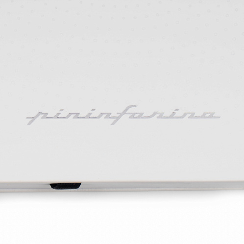 Тетрадь принт Pininfarina белая 14х21см каменная бумага, 64 листа, линованная, мягкая обложка