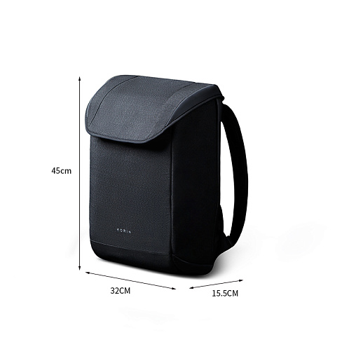 Рюкзак ClickPack X 45х32х15,5 см, с клапаном, черный
