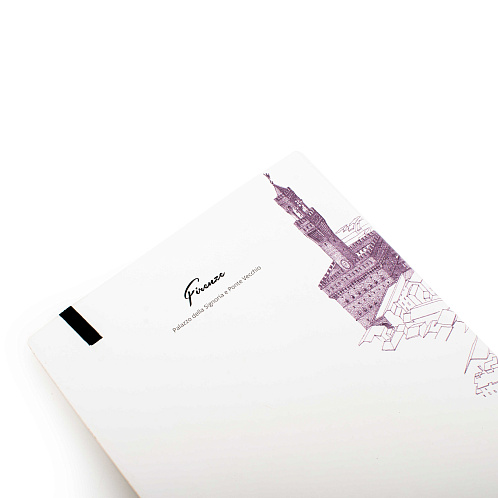 Тетрадь Pininfarina Stone Paper ITALIAN BEAUTY FIRENZE 14х21см каменная бумага, 64 листа, линованная