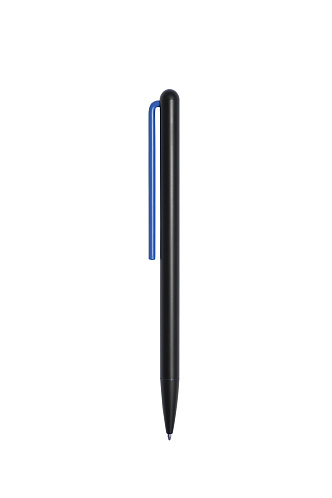 Шариковая ручка Pininfarina GrafeeX с синим клипом в чехле из переработанной кожи