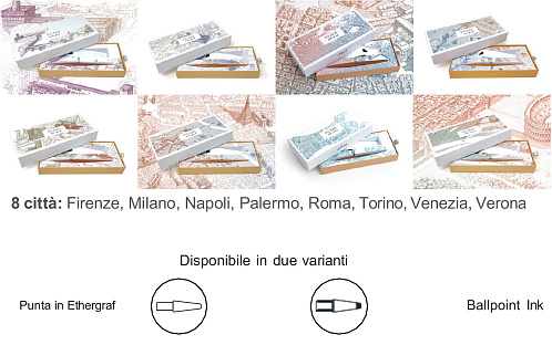 Шариковая ручка Pininfarina Piuma ITALIAN BEAUTY ROMA